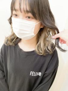 ホワイトベージュ インナーカラー 【横浜】 - Neolive aim 横浜店掲載