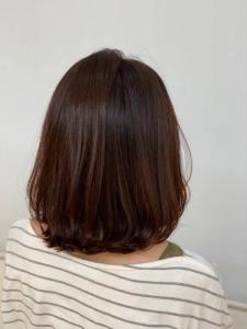 30代40代50代/ミディアムボブ/白髪染め/ダークブラウン - QUALIS 上福岡店掲載