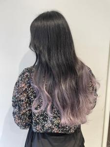 グレーベージュ ニュアンスカラー ミルクティーピンク ブルー - amble luxe 池袋【アンブル リュクス】掲載