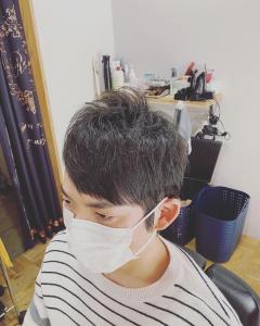 サラリーマンツーブロック