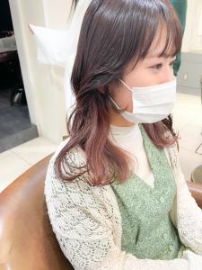 ラベンダーベージュ×シアピンク インナーカラー【横浜】 - Neolive aim 横浜店掲載