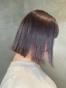 切りっぱなしボブ×ラベンダーグレージュ - COLETTE 【コレット】掲載