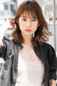 大人ナチュラルミディアムヘア - tocca hair & treatment 仙台東口掲載