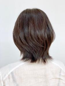 ひし型/外ハネ/くびれ/小顔/30代40代/アッシュ/白髪染 - QUALIS 上福岡店掲載