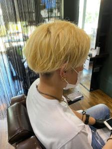 ブロンドマッシュ - NAP hair &Nalow homme掲載