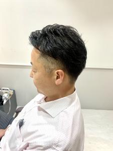 40代メンズワンカールパーマ - 【シェアサロン】stylist hiro掲載