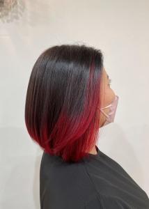 レッドグラデーションカラー - e.m.a PREMIUM BEAUTY SALON掲載