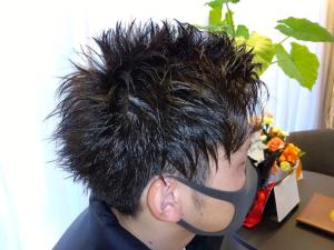 ツーブロック刈り上げアップバングショート - Healing&barber Rete-Lu 理容室｜若林区掲載