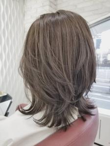 レイヤーカット/20代30代40代/くびれ/アッシュグレー/ - QUALIS 上福岡店掲載