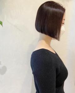 ～大人女性の切りっぱなしボブ～ - 福岡 オーガニックカラー miroa掲載