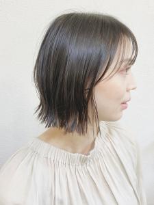 シースルーバングショートボブ - NATSUYA掲載