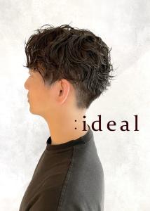 センターパートで、大人メンズのスパイラルパーマ☆ - :ideal心斎橋店 ～髪質改善・白髪染め・ヘッドスパ～掲載