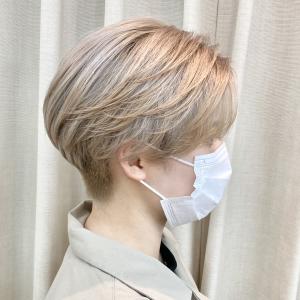 【haku/川口】ショート×ホワイトベージュ - hair salon haku掲載