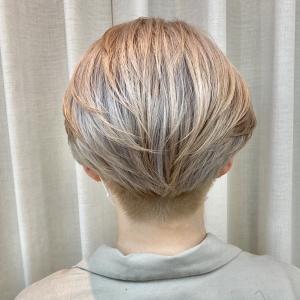 【haku/川口】ショート×ホワイトベージュ - hair salon haku掲載