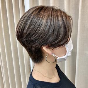 【haku/川口】細めのハイライト×ショート - hair salon haku掲載