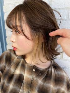 韓国風くびれボブ　似合わせカット　デザインカラー - Reve by Lond掲載