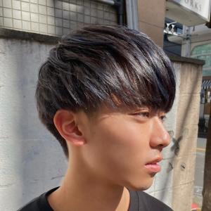 カラーメッシュ　青 - Hair Salon Mimosa Works掲載