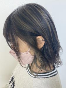 【インナー＆ハイライトカラー】カーキグレージュ - Viage掲載