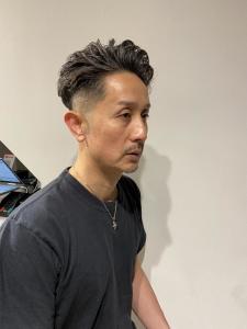 50代メンズヘア　かき上げパーマ　白髪 - ドルクス日本橋掲載