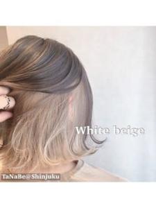 【W-ワット-新宿店 田辺貴裕】＊ホワイトベージュ＊ - W(ワット)原宿店掲載