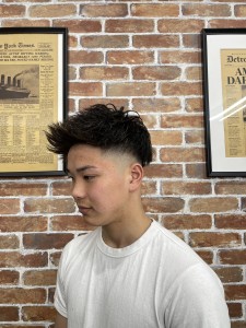 爽やかさ溢れるアップバンクショート×ミドルフェード - Cut＆Color smile 夢野店掲載