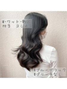 Wワット新宿ヨシナリ＊韓国style×艶髪ブルーブラック○ - W(ワット)原宿店掲載