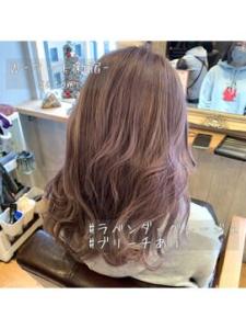 【W新宿店 Satomi】柔らかさ×透明感ラベンダーベージュ - W(ワット)原宿店掲載