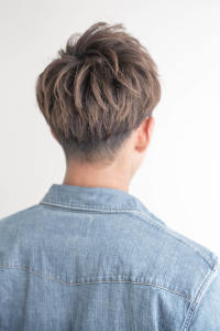 【S.BROOM　なんば】ツーブロック束感ショート - 【完全個室サロン】S.BROOM haircare specialty なんば店掲載