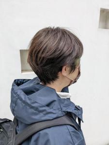 ショート×フェイスフレーミング♪グリーン【我孫子】 - AVENIR 我孫子店掲載