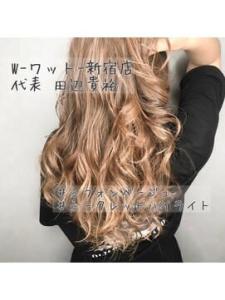 【デザインカラー】王道ベ-ジュ☆シ-クレットハイライト - W(ワット)原宿店掲載