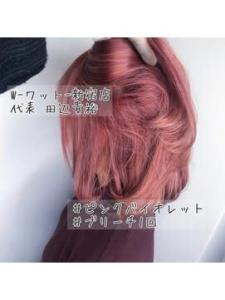 【デザインカラー 】春大人気☆ピンクバイオレット - W(ワット)原宿店掲載