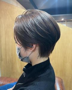 前下がり×ハンサムショート - 半個室型美容室 Sourire 春日店掲載