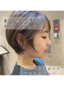 【W-ワット-原宿店＊簡単スタイリングショート - W(ワット)原宿店掲載
