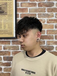 ソフトで柔らかめなツイストスパイラルパーマ×ミドルフェード - Cut＆Color smile 夢野店掲載