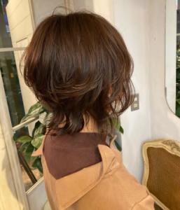 ハイレイヤーウルフパーマボリュームアップヘア梅ヶ丘美容院 - CHAINON掲載