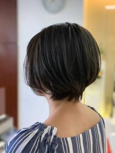 30代40代50代/ショートボブ/ショート/白髪染め/前下 - QUALIS 上福岡店掲載