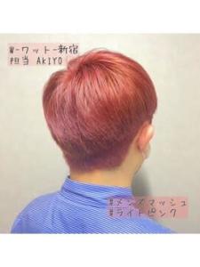W-ワット-原宿店☆メンズ ライトピンク - W(ワット)原宿店掲載
