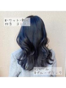 W-ワット-原宿店　Sカール×ブルーブラック - W(ワット)原宿店掲載