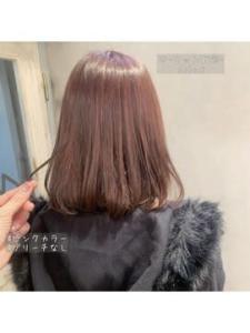 【W-ワット-原宿店】ブリーチなし！大人可愛いピンクベージュ - W(ワット)原宿店掲載