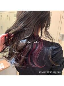 【W-ワット-原宿店】インナーカラーラベンダーピンク - W(ワット)原宿店掲載