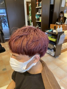 ワインレッドカラー - Hair Position YAMAMOTO 住吉店掲載