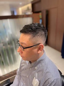 ビジネスフェード/バーバースタイル/クロップ【銀座】<理容室 - N.BARBER GINZA【エヌドットバーバー銀座】掲載