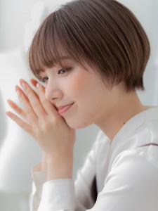 大人かわいいアースカラーマッシュショート　カーキベージュ - mod's hair 上尾【モッズヘア】上尾西口店掲載