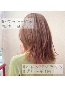 W-ワット-原宿店＊オレンジブラウン○ - W(ワット)原宿店掲載