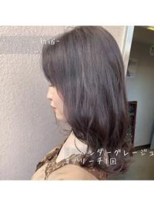 【W-ワット-原宿店】色落ち可愛いラベンダーグレージュ - W(ワット)原宿店掲載