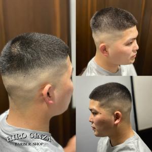 坊主フェード - HIRO GINZA BARBER SHOP 横浜掲載