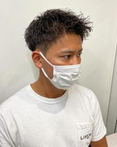 横浜メンズパーマツイストスパイラルパーマビジネスショートヘア - ＣＲＥＡ能見台掲載
