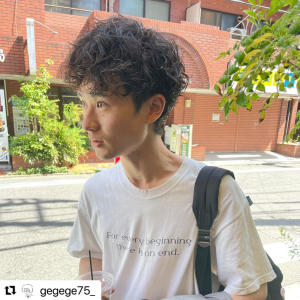 《e's中目黒美容室》清潔感のあるメンズパーマ【Genta】 - e's(イーズ)中目黒掲載