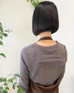 ー～大人女性のワンレングスボブ～ - 福岡 オーガニックカラー miroa掲載