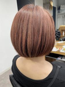 明るい白髪染め_ピンクベージュ - shell 吉祥寺掲載